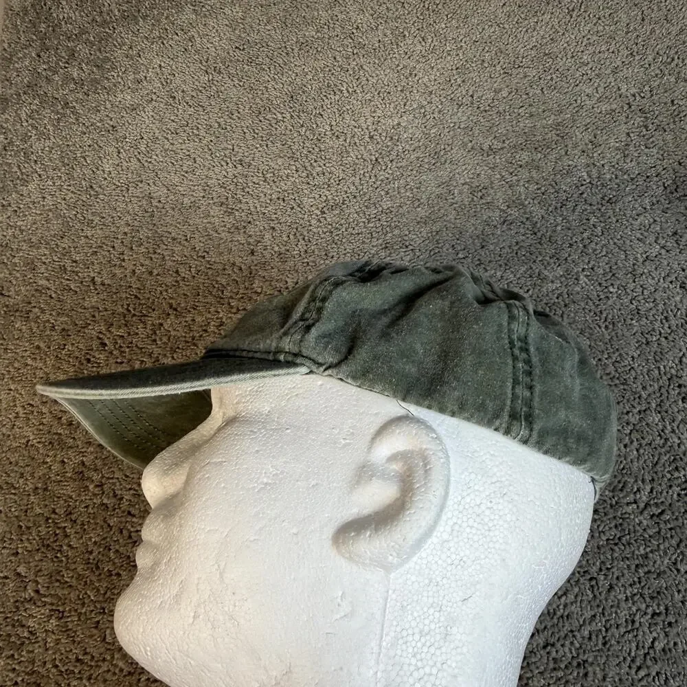 Eco Universe Hat Cap Strap Back Mens One Size Green Gator Silver Springs